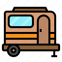 camping, caravan, travel, vehicle