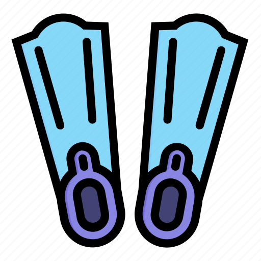 Diving, fins, flipers, sport, swim icon - Download on Iconfinder