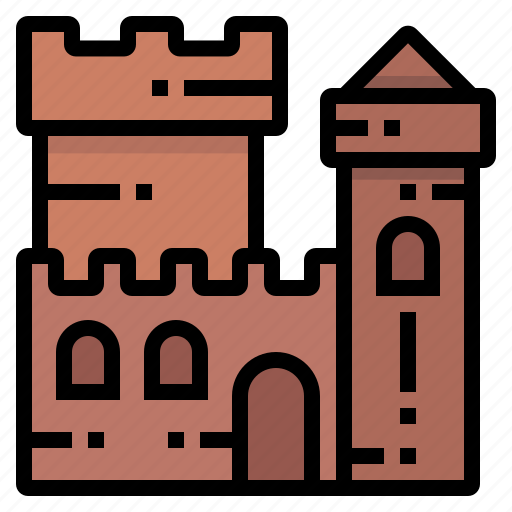 Beach, building, castle, sand, travel icon - Download on Iconfinder