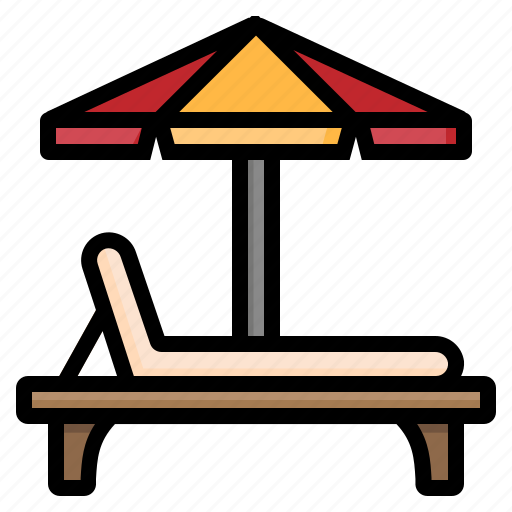 Beach, bed, summer, sun, vacation icon - Download on Iconfinder
