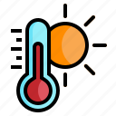 degree, hot, temperature, thermometer, weather