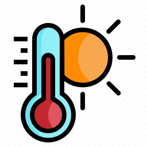 Degree, hot, temperature, thermometer, weather icon - Download on Iconfinder