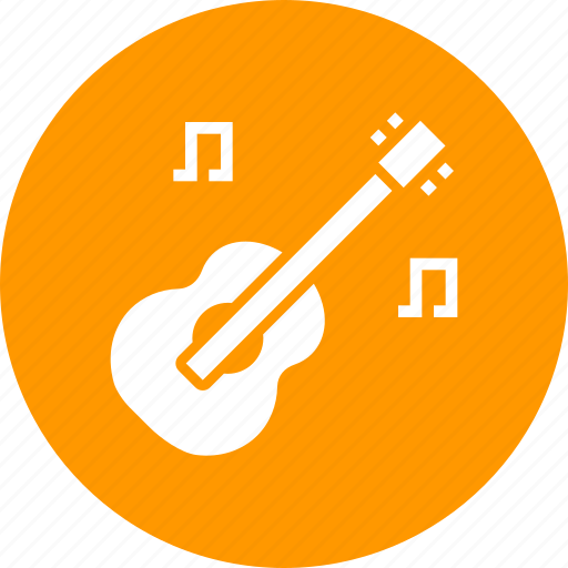 Guitar, instrument, music, musical, picnic, play, hygge icon - Download on Iconfinder