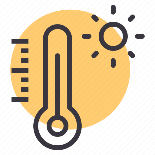 Celsius, fahrenheit, heat, hot, summer, temperature, thermometer icon - Download on Iconfinder