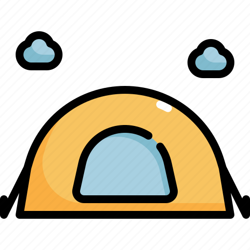 Camping, holiday, summer, tent, travel, vacation icon - Download on Iconfinder