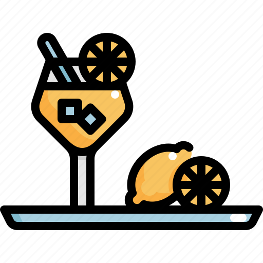 Beverage, drink, lemon, lemonade, summer, travel, vacation icon - Download on Iconfinder
