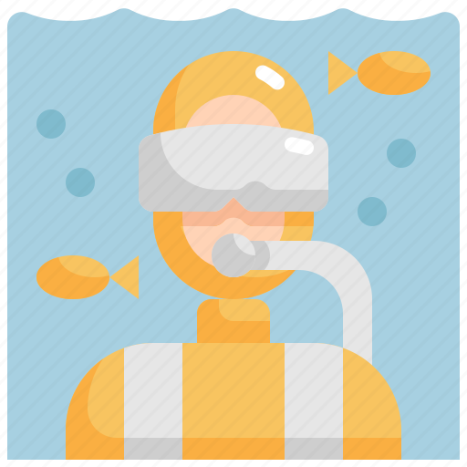 Diving, holiday, scuba, snorkel, summer, travel, vacation icon - Download on Iconfinder