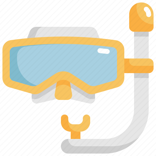 Diving, glasses, holiday, snorkel, summer, travel, vacation icon - Download on Iconfinder