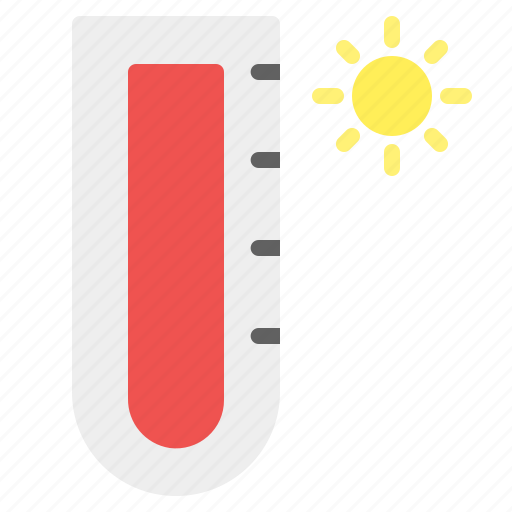 Climate, hot, summer, temperature, thermometer, weather icon - Download on Iconfinder