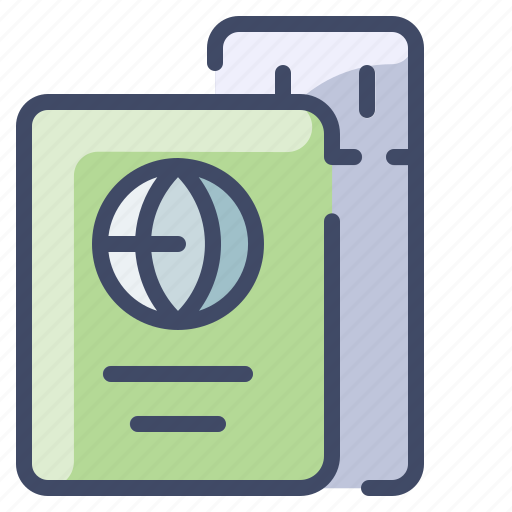 Document, holiday, passport, summer, ticket, vacation icon - Download on Iconfinder