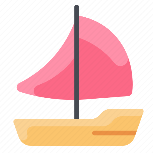 Boat, sailboat, sailing, sea, ship, vacayion icon - Download on Iconfinder