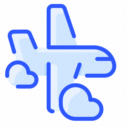 Cloud, flight, plane, sky, transportation, travel icon - Download on Iconfinder