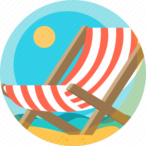 Summer, holiday, beach, beach chair icon - Download on Iconfinder