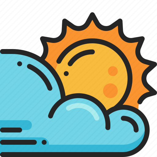 Cloud, sun, sky, sunshine, nature, weather, season icon - Download on Iconfinder