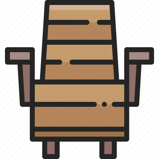 Deck, chair, sunbed, seat, relax, armchair, furniture icon - Download on Iconfinder