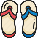 flip, flops, footwear, beach, shoes, sandal
