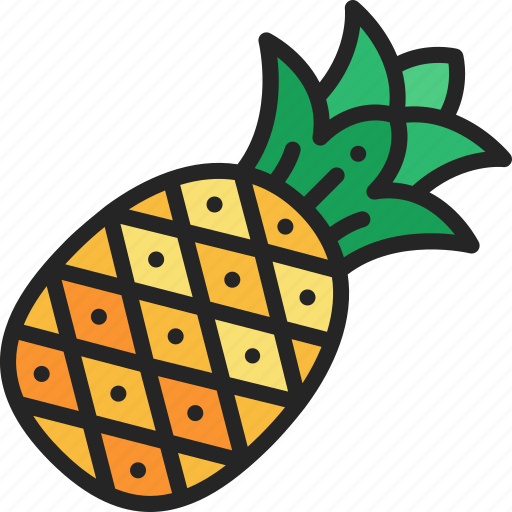 Pineapple, fruit, tropical, ananas, food icon - Download on Iconfinder