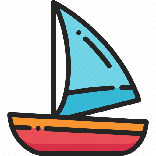 Sailing, boat, transportation, vehicle, sailboat, ship, water icon - Download on Iconfinder