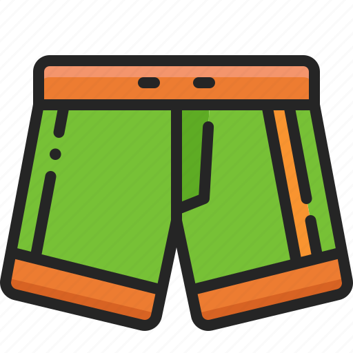 Short, pants, clothes, garment, swimsuit, cozy icon - Download on Iconfinder