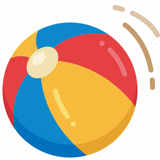Beach, ball, toy, plastic, inflatable, play icon - Download on Iconfinder