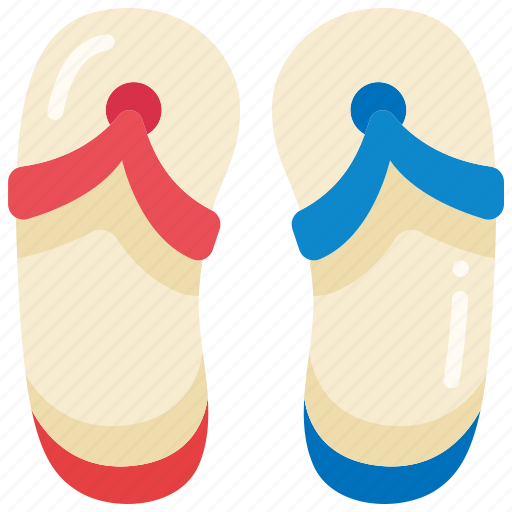 Flip, flops, footwear, beach, shoes, sandal icon - Download on Iconfinder