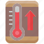 high, temperature, warm, thermometer, tool, hot, increase 
