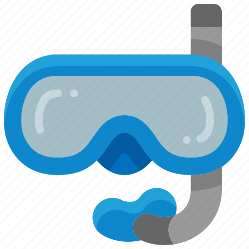 Snorkel, scuba, diving, mask, goggles, underwater icon - Download on Iconfinder