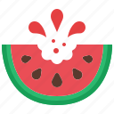 watermelon, fruit, food, tropical, summer