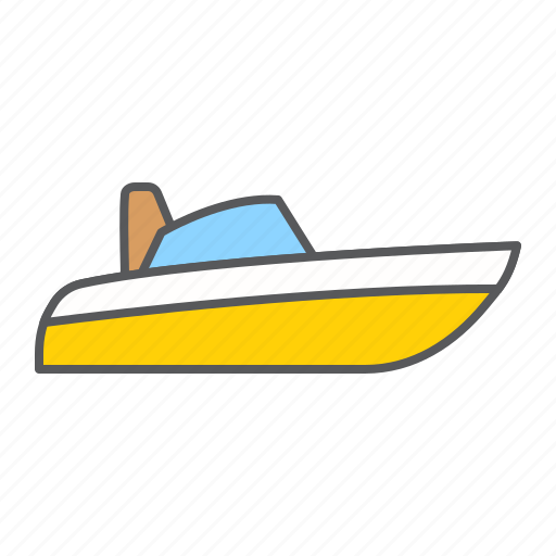Speedboat, motorboat, motor, boat, sport, speed icon - Download on Iconfinder