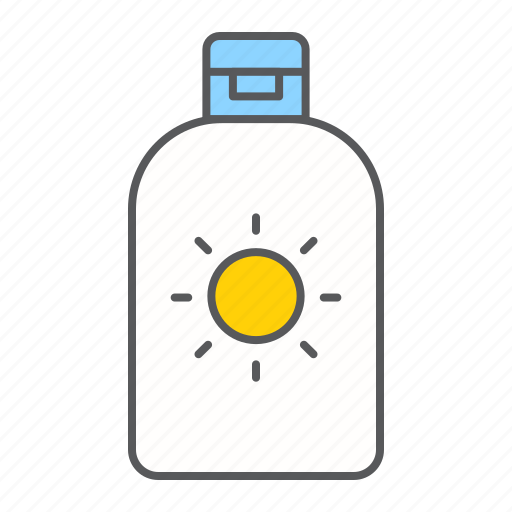 Sun, screen, lotion, spf, sunblock, sunscreen, skin icon - Download on Iconfinder