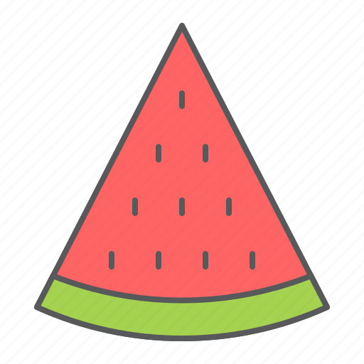 Watermelon, fruit, dessert, slice, food, diet icon - Download on Iconfinder