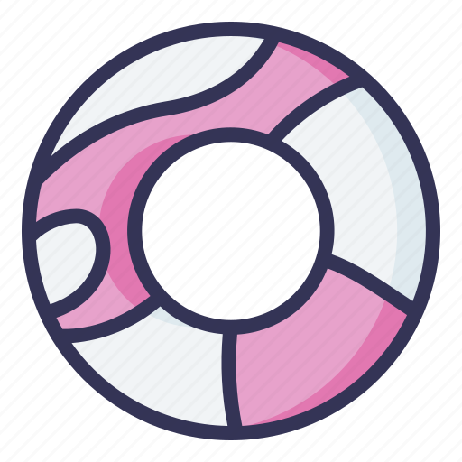 Rubber, ring, vacation, summer, traveling, recreation, holiday icon - Download on Iconfinder