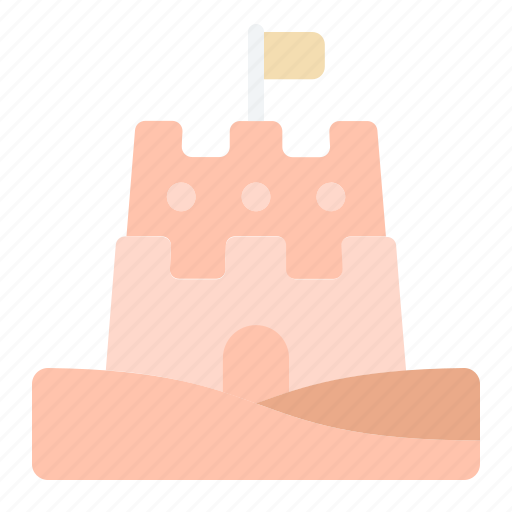 Sand, castle, vacation, summer, traveling, recreation, holiday icon - Download on Iconfinder
