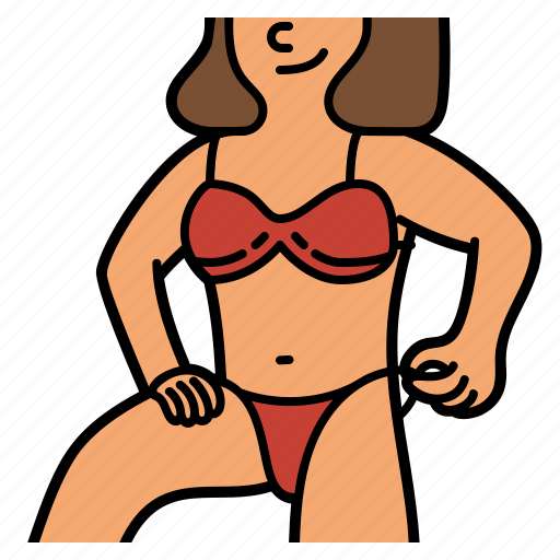 Bikini, swimsuit, summer, female, fashion, holidays icon - Download on Iconfinder