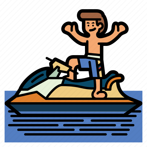 Jet, ski, sports, competition, scooter, watercraft, vehicle icon - Download on Iconfinder