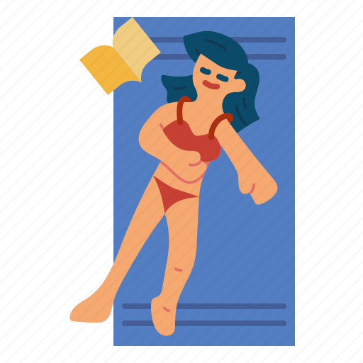 Sunbathing, summer, sunlight, sun, vacations, holidays icon - Download on Iconfinder