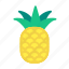 summer, holiday, vacation, beach, pineapple, fruit, tropical 
