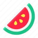 summer, holiday, vacation, beach, watermelon, fruit 