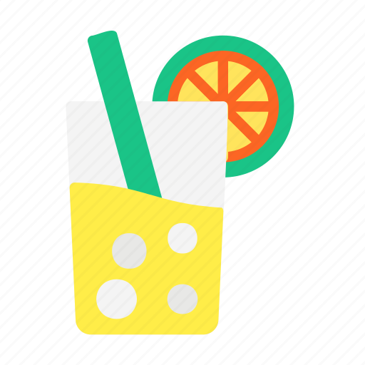 Summer, holiday, vacation, beach, lemonade, juice, fruit icon - Download on Iconfinder