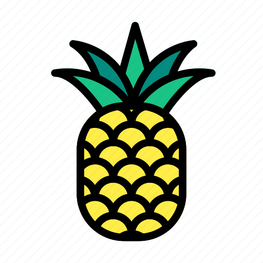 Summer, holiday, vacation, beach, pineapple, fruit, tropical icon - Download on Iconfinder