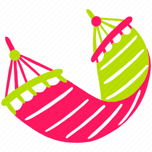 Tropical, holiday, travel, beach, summer, hammock, vacation icon - Download on Iconfinder