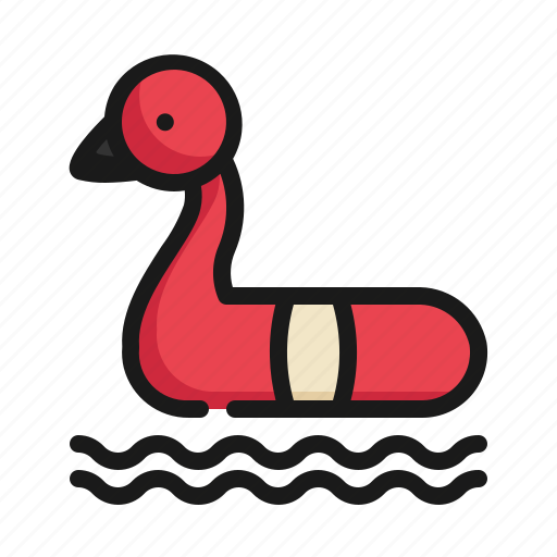 Float, flamingo, swim, holiday, vacation, summer icon icon - Download on Iconfinder