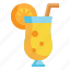 orange, juice, drink, beverage, summer icon 
