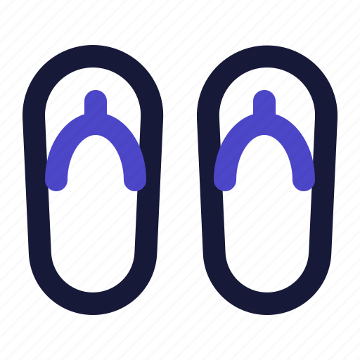 Slippers, shoes, sandals, footwear, flip flops icon - Download on Iconfinder