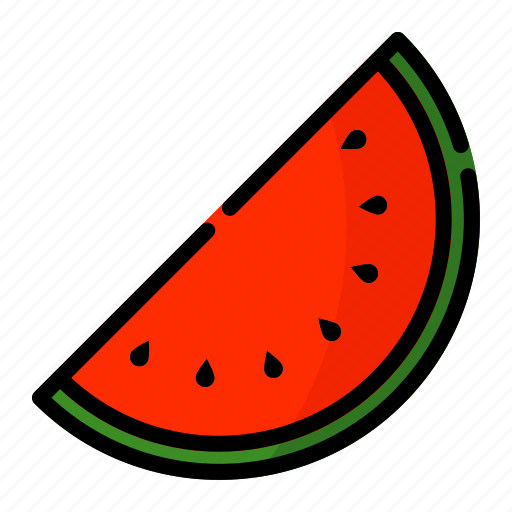 Summer, vacation, holiday, food, watermelon, vegetarian, fresh icon - Download on Iconfinder