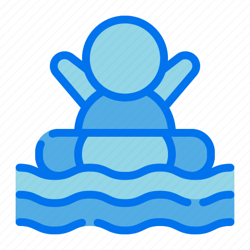 Float, life preserver, summertime, entertainment, people, rubber ring, security icon - Download on Iconfinder
