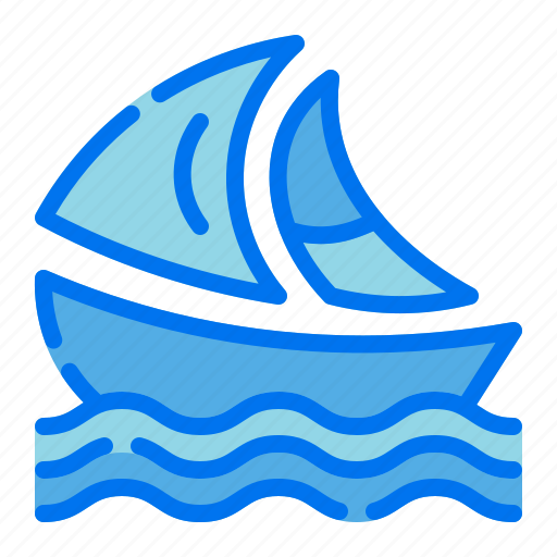 Summer, vacation, holiday, sailboat, boat, ship, yacht icon - Download on Iconfinder
