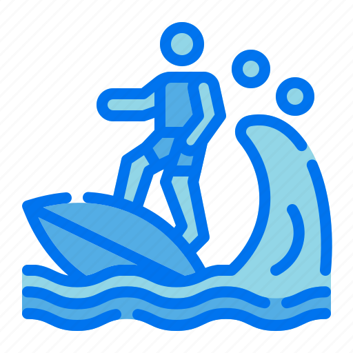 Summer, vacation, holiday, surfboard, surfing, surf, beach icon - Download on Iconfinder