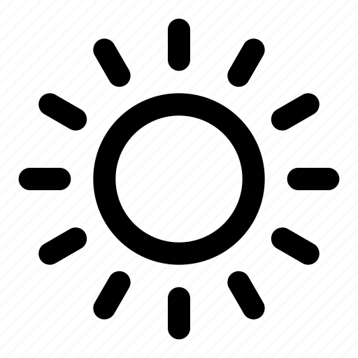 Sun, weather, sunlight, sol, brightness, sunshine, sunny icon - Download on Iconfinder