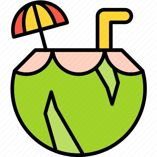 Coconut, drink, beach, coco, water icon - Download on Iconfinder